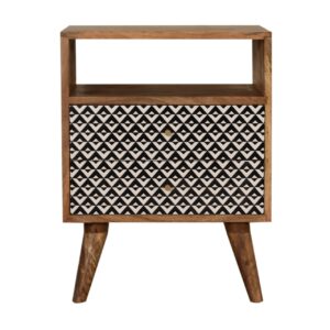 Solid Mango Wood Valentina Bedside