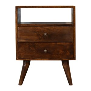 Mango Wood Classic Chestnut Bedside