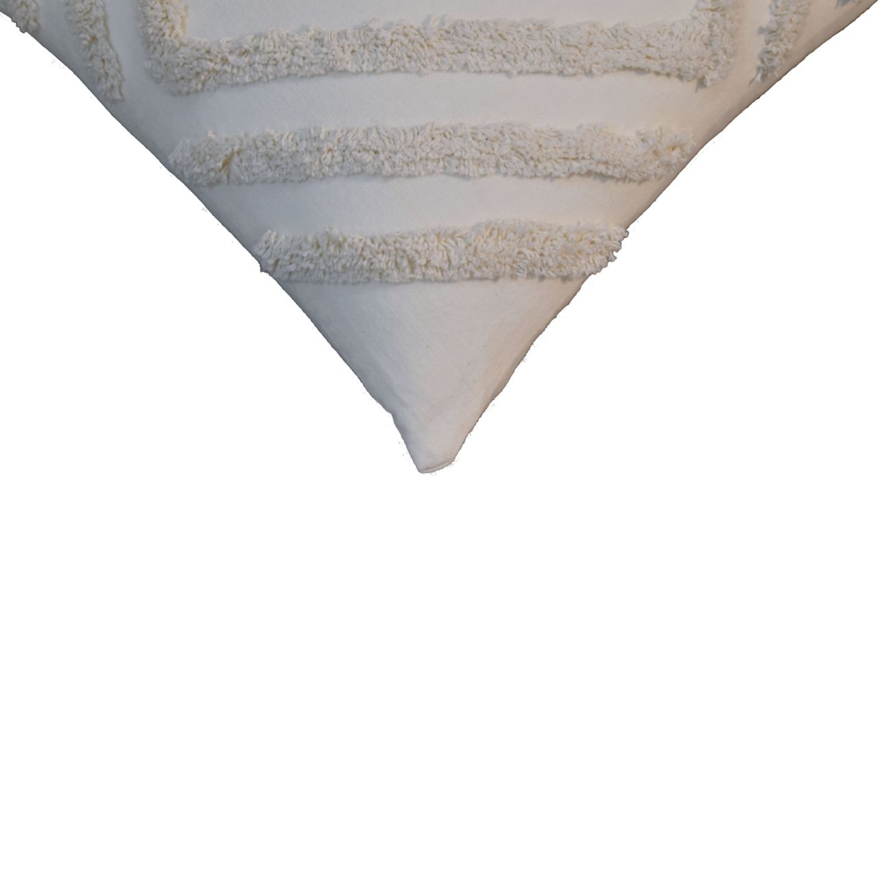 Solid Mango Cream Tacy Cushion Set of 2 - Image 5