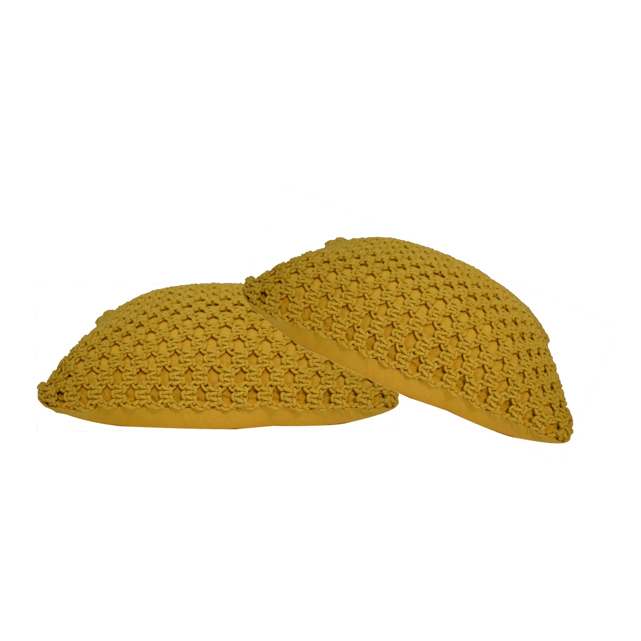 Solid Mango Set of 2 Myra Mustard Cushion Set - Image 2