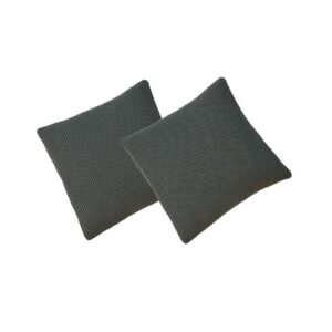 Mango Wood Green Cotton Cushion Set of 2