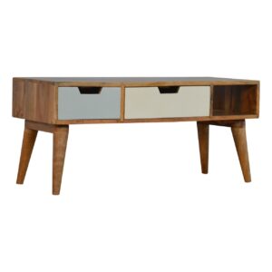 Solid Mango Wood Gradient Media Unit
