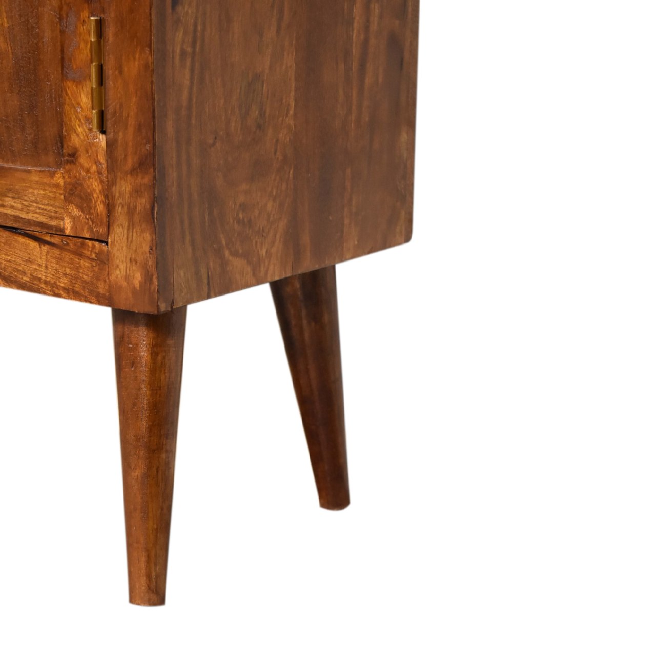 Solid Mango Wood Chestnut Finished Classic Coffee Table with 2 Drawers - Image 6