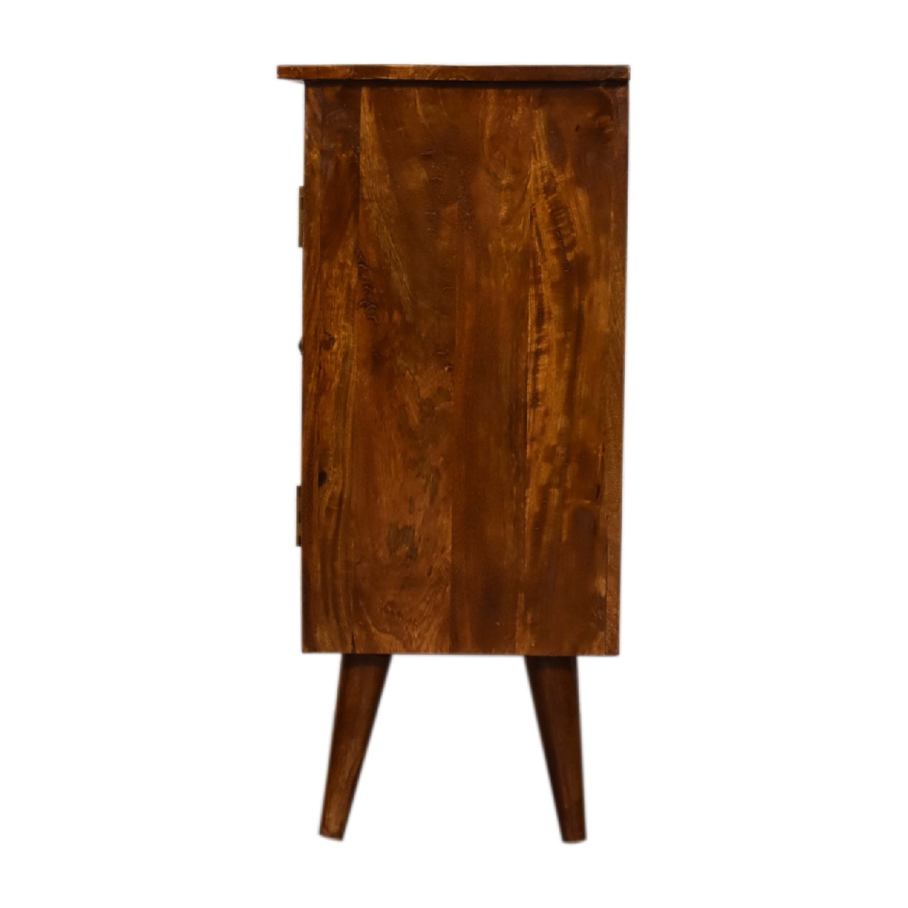 Solid Mango Wood Chestnut Finished Classic Coffee Table with 2 Drawers - Image 7