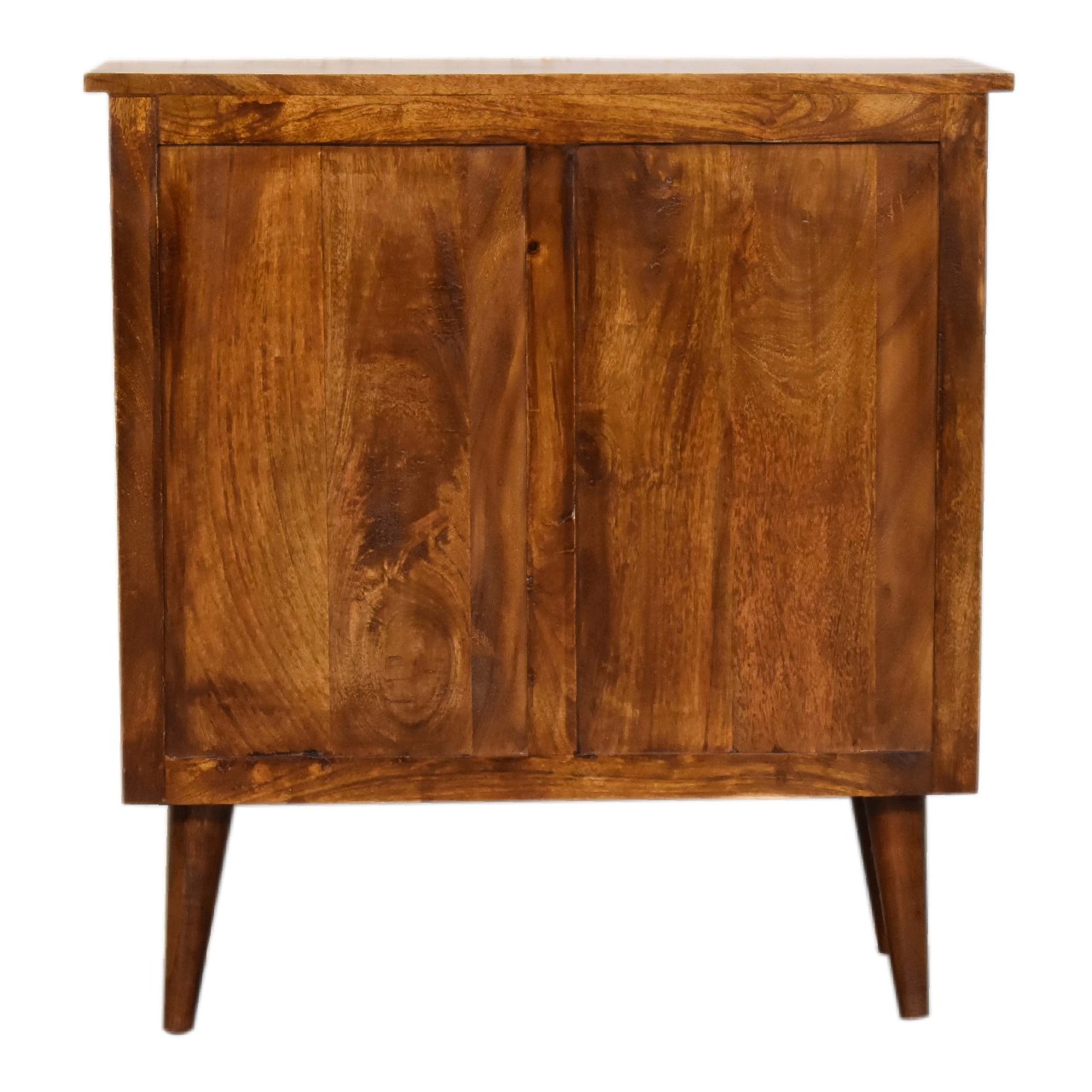 Solid Mango Wood Chestnut Finished Classic Coffee Table with 2 Drawers - Image 8