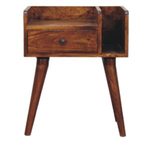 Mango Wood Chestnut Collective Bedside