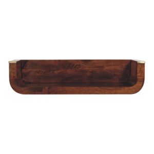 Solid  Mango Wood Indira Chestnut Floating Console