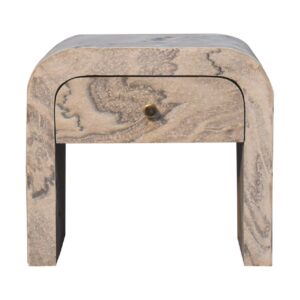 Mango Wood Nouveau Bedside