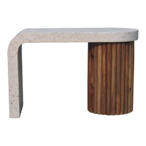 Mango Wood Serenity Terrazzo Coffee Table