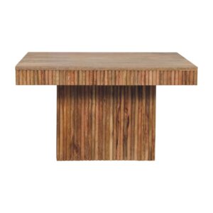 Solid Mango Wood Soba Chunky Coffee Table