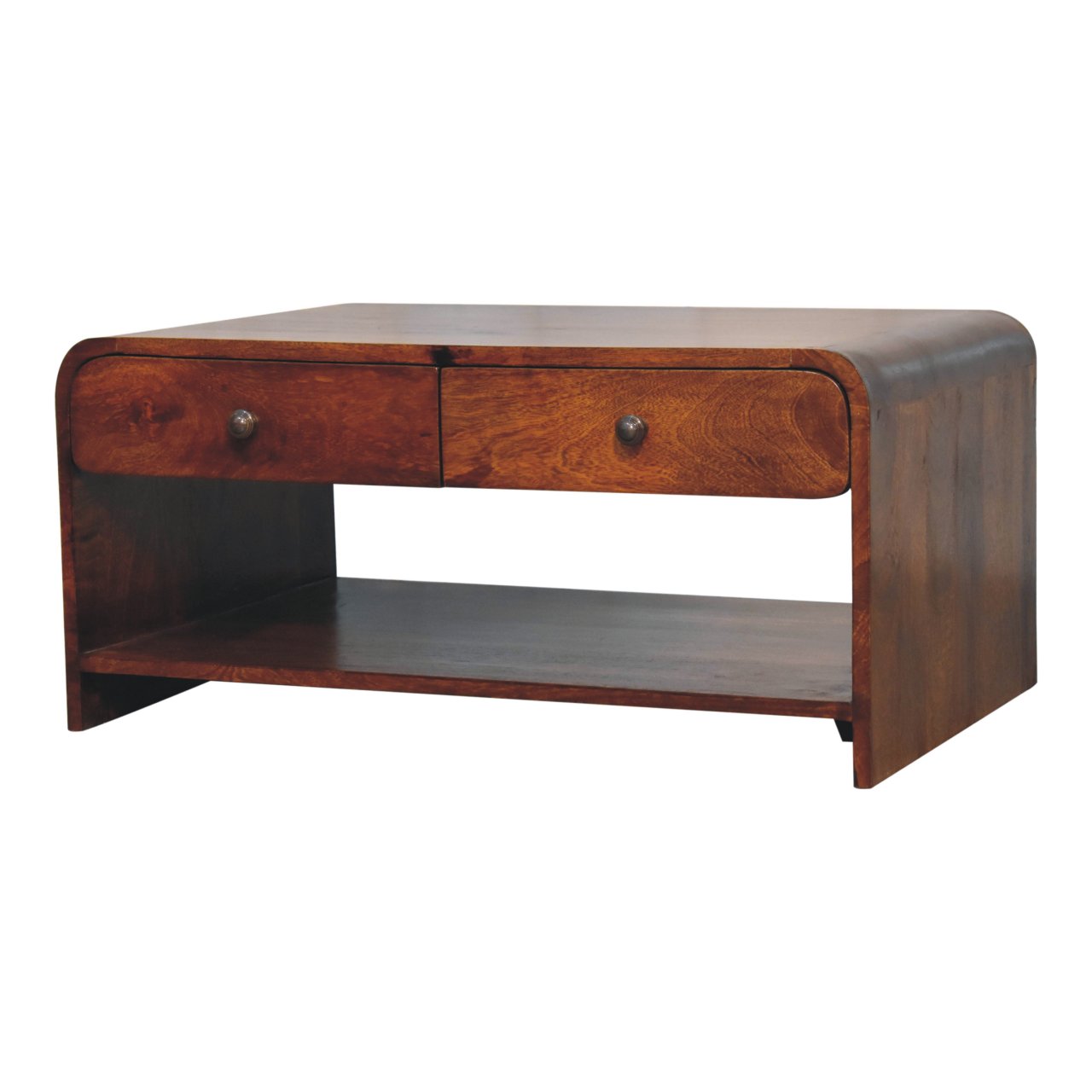 Solid Mango Wood Aspen Slim Coffee Table - Image 3