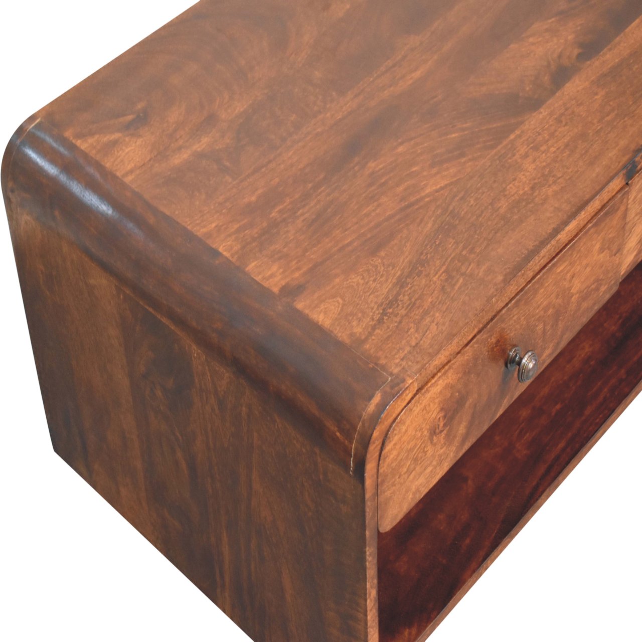 Solid Mango Wood Aspen Slim Coffee Table - Image 5