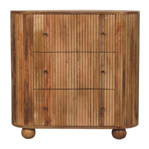 Solid Mango Wood Soba Ball Chest