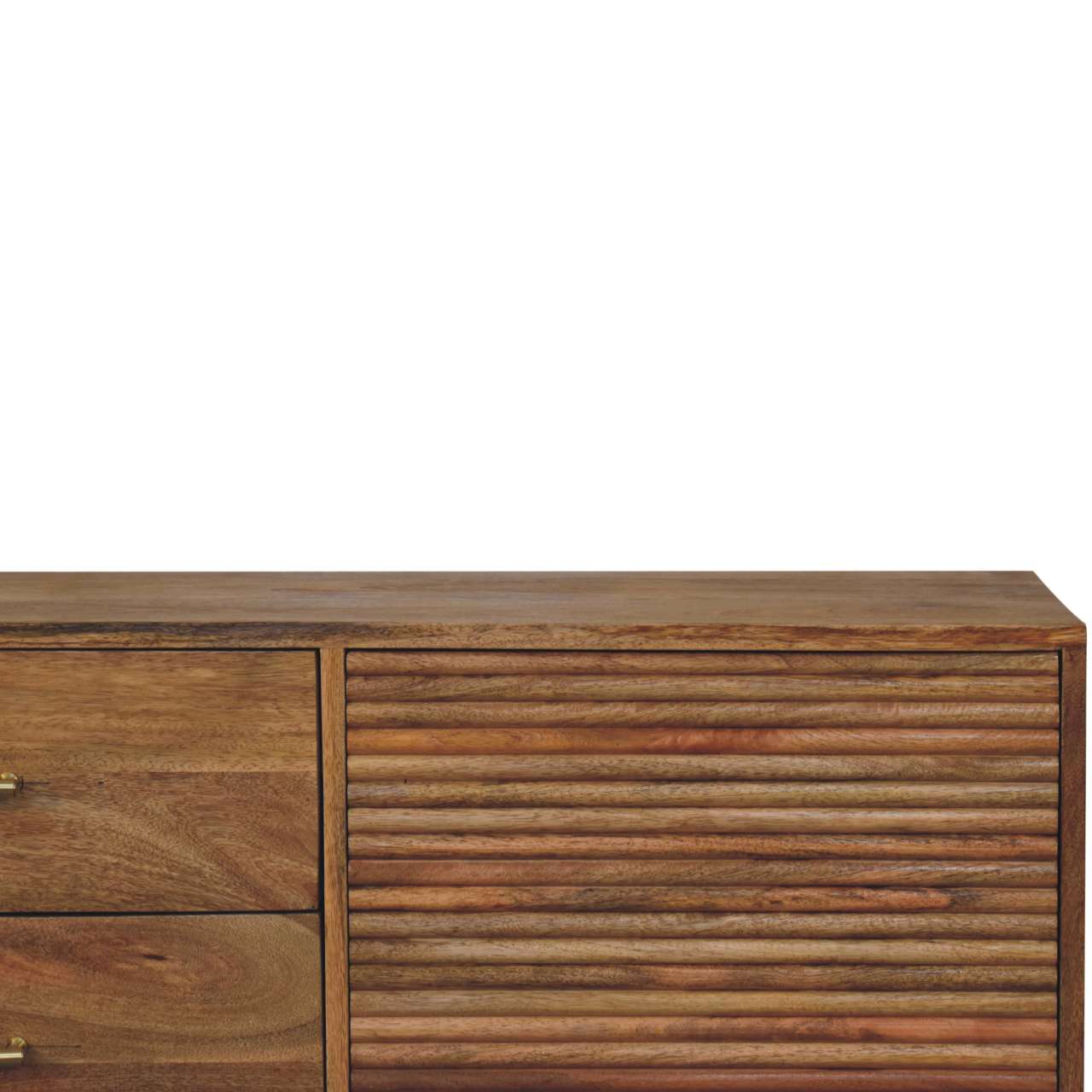Solid Mango Wood Soba T-Bar Large Nordic Chest - Image 4