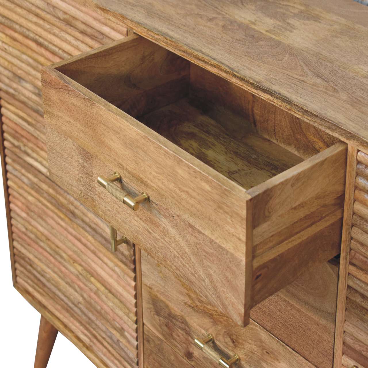 Solid Mango Wood Soba T-Bar Large Nordic Chest - Image 6