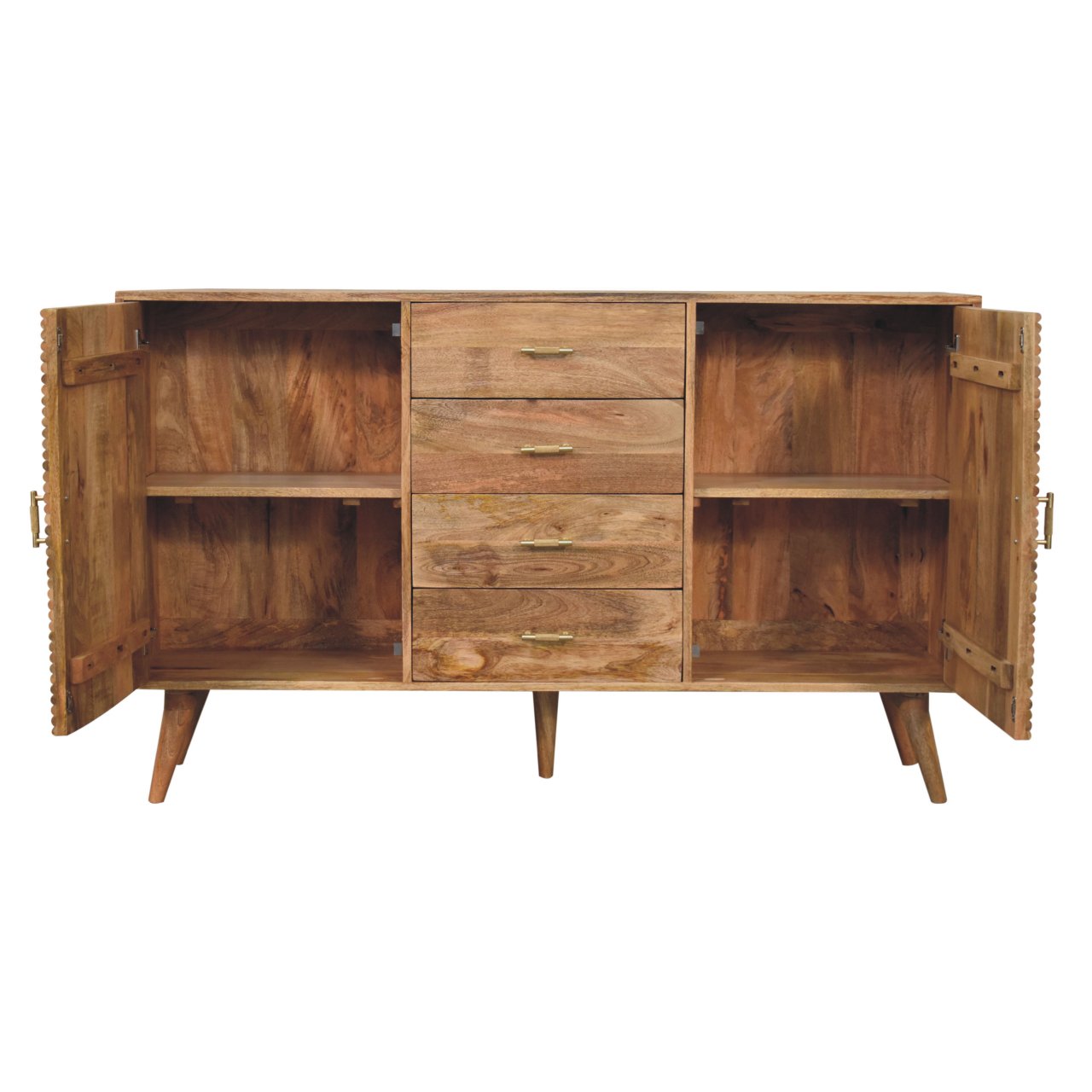 Solid Mango Wood Soba T-Bar Large Nordic Chest - Image 7