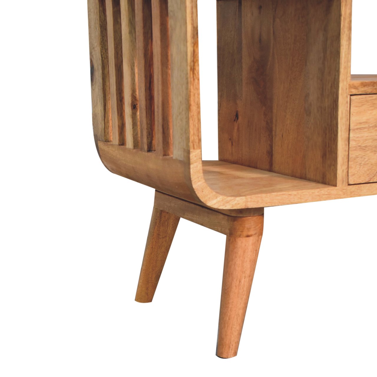 Solid Mango Wood Soba Nordic Multi Media Unit - Image 7