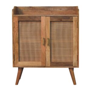 Solid Mango Wood Larissa T-Bar Raised Cabinet