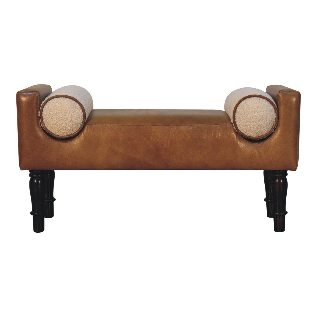 Solid Mango Wood Chester Buffalo Bench