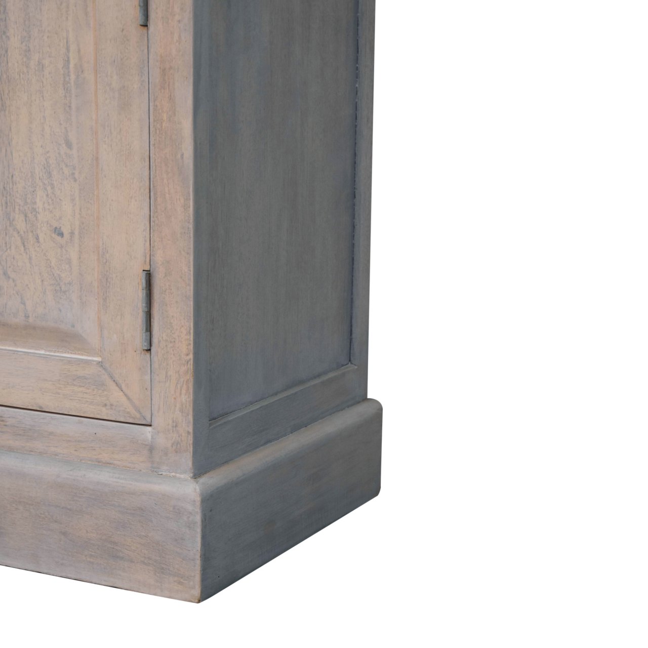 Solid Mango Wood Acid Wash Wine Storage Unit - Image 8