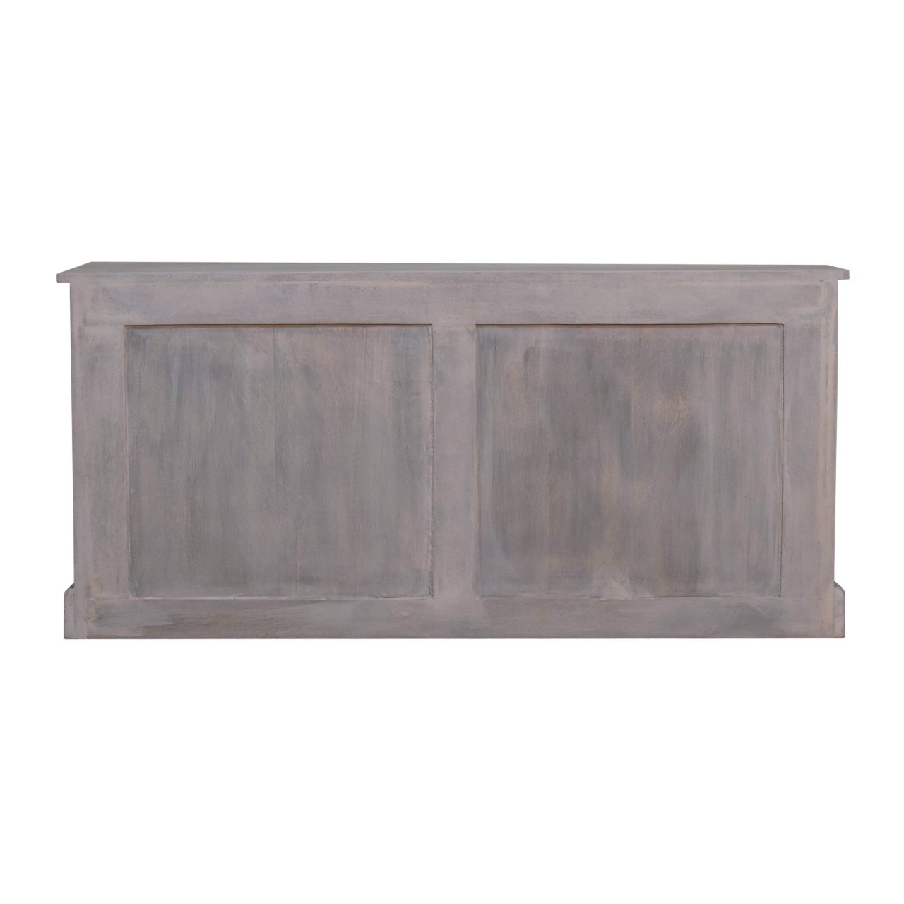 Solid Mango Wood Acid Wash Basket Storage Cabinet - Image 10