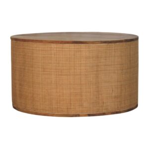 Solid Mango Wood Larissa Round Coffee Table