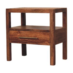 Mango Wood The Caldera Bedside Stand