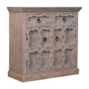 Solid Mango Wood Jaipur Lattice Sideboard