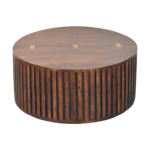 Solid Mango Wood Orion Slatted Coffee Table