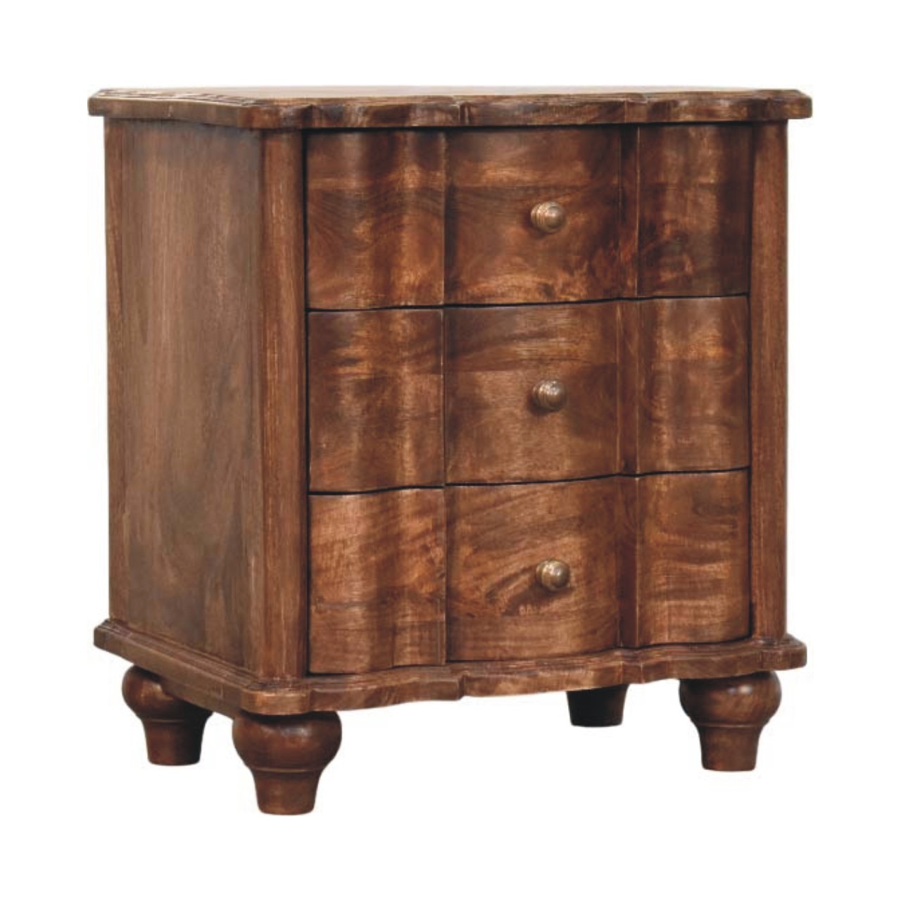 Mango Wood Valencia Bedside - Image 2
