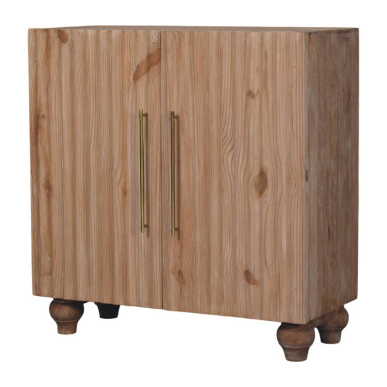 Solid Mango Wood Sandgrain Pine & Mango Sideboard