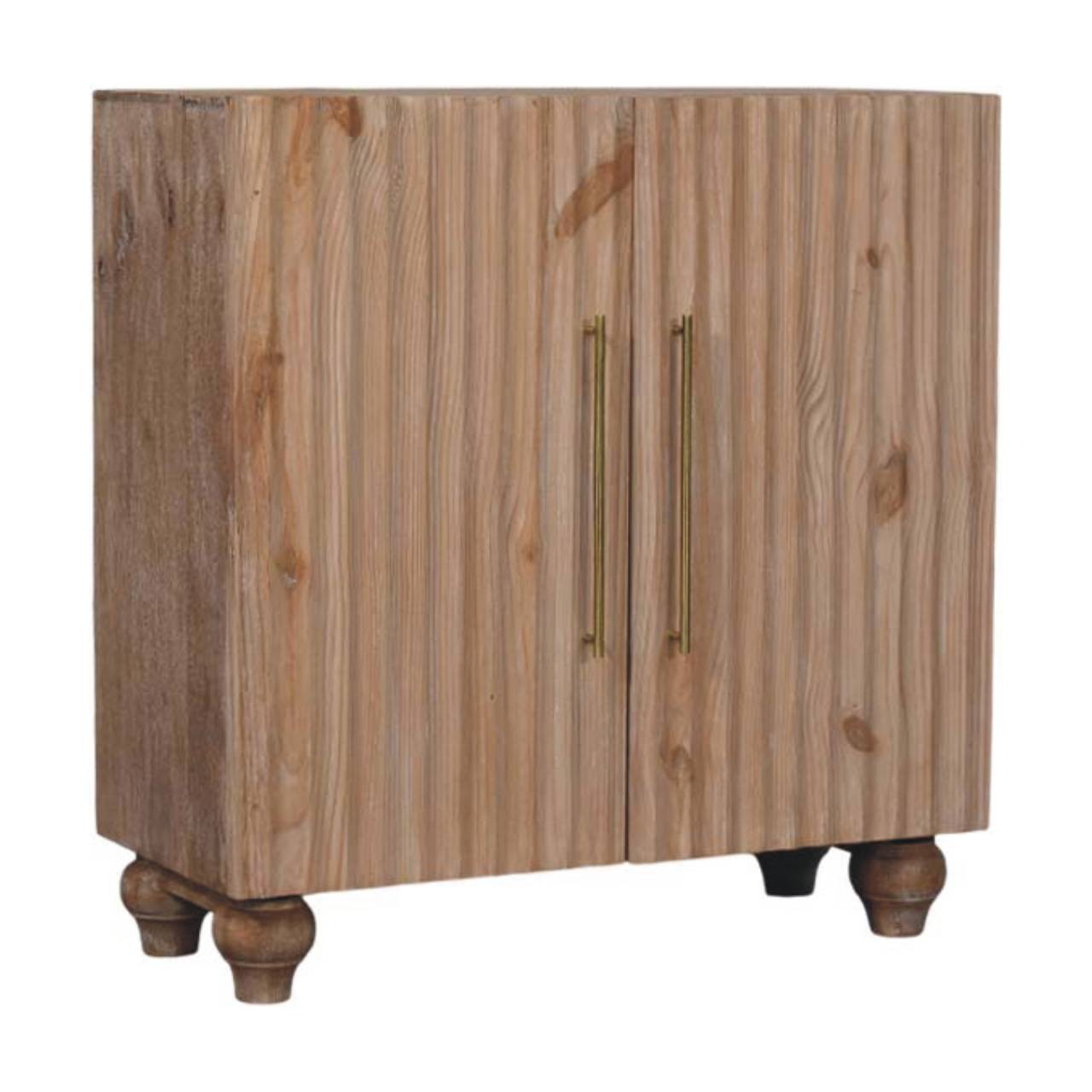 Solid Mango Wood Sandgrain Pine & Mango Sideboard - Image 2