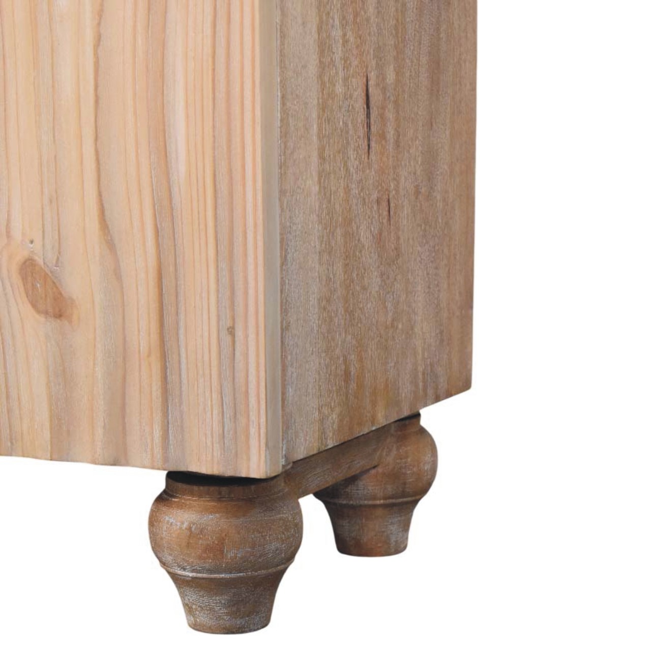 Solid Mango Wood Sandgrain Pine & Mango Sideboard - Image 7