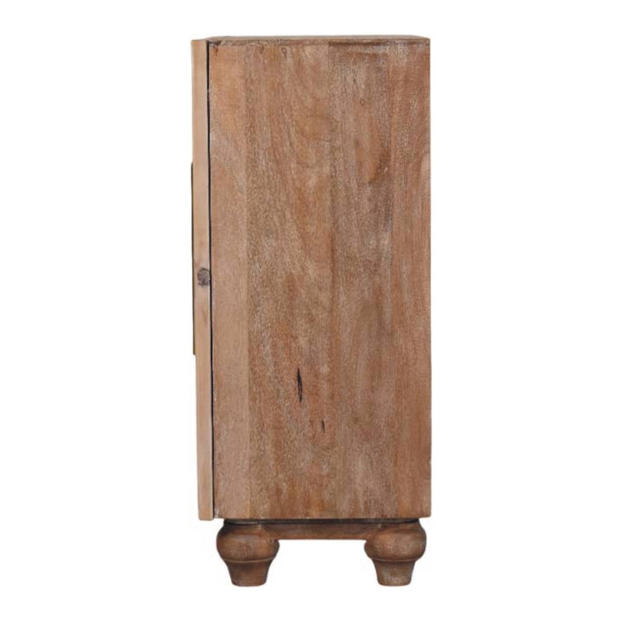 Solid Mango Wood Sandgrain Pine & Mango Sideboard - Image 8