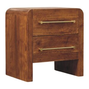 Solid Mango Wood Oakline Two Drawer Unit