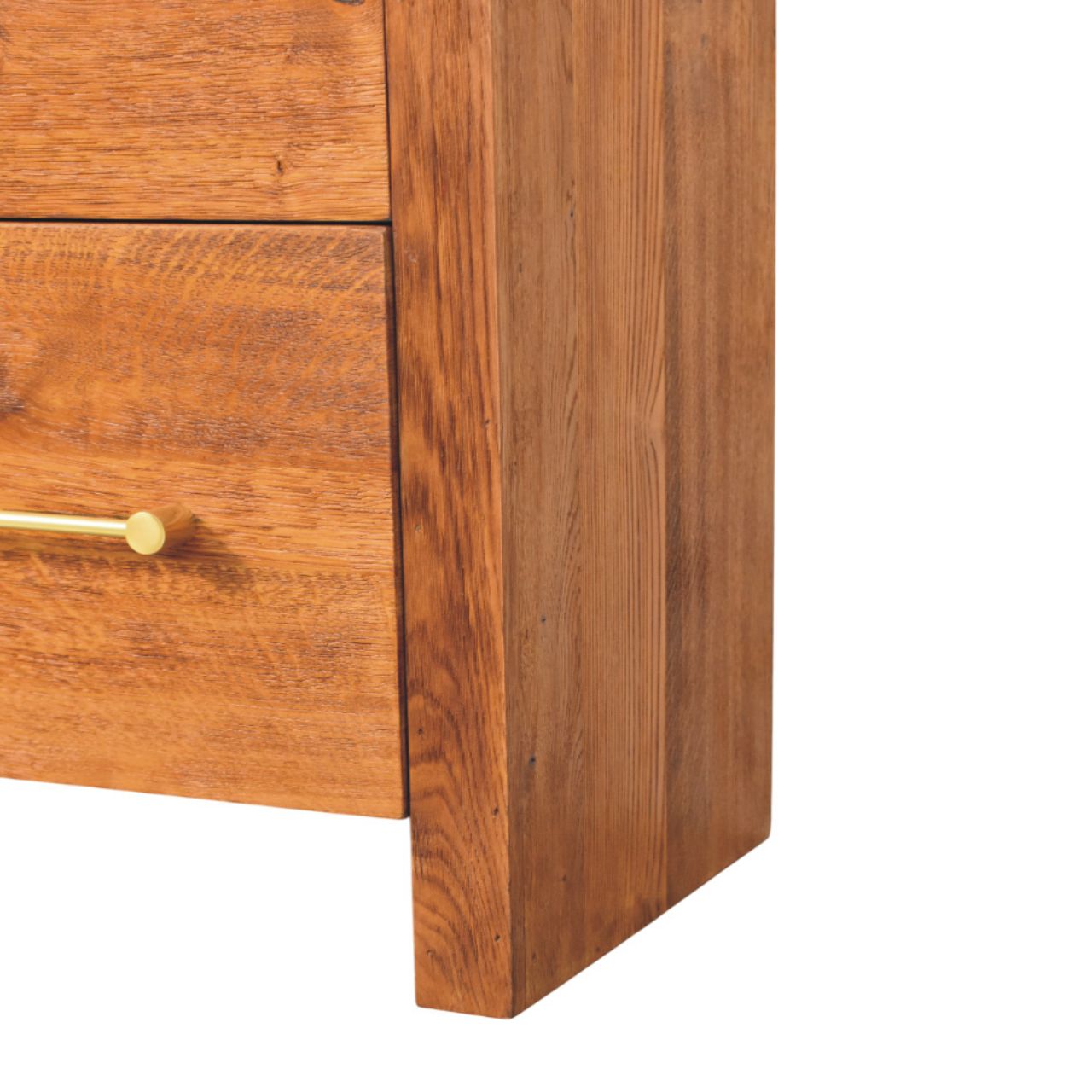 Solid Mango Wood Oakline Four Drawer Chest - Image 6