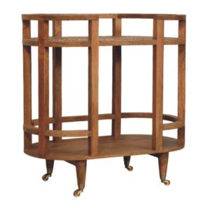 Solid Mango Wood Isla Curved Butler Console