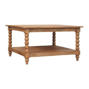 Solid Mango Wood Barclay Teak Coffee Table