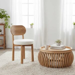 Austin Solid Wood Low Coffee Table