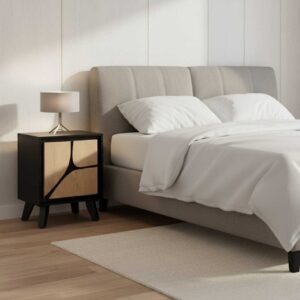 Boho Solid Wood Bedside Table