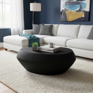 Mia Modern Geometric Coffee Table
