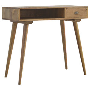 Mango Wood Open Slot Nordic Writing Desk