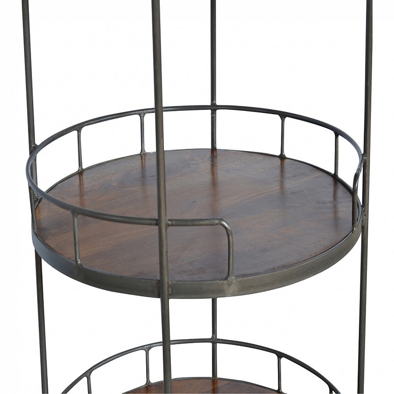 Industrial Round Butler Tray Table - Image 5