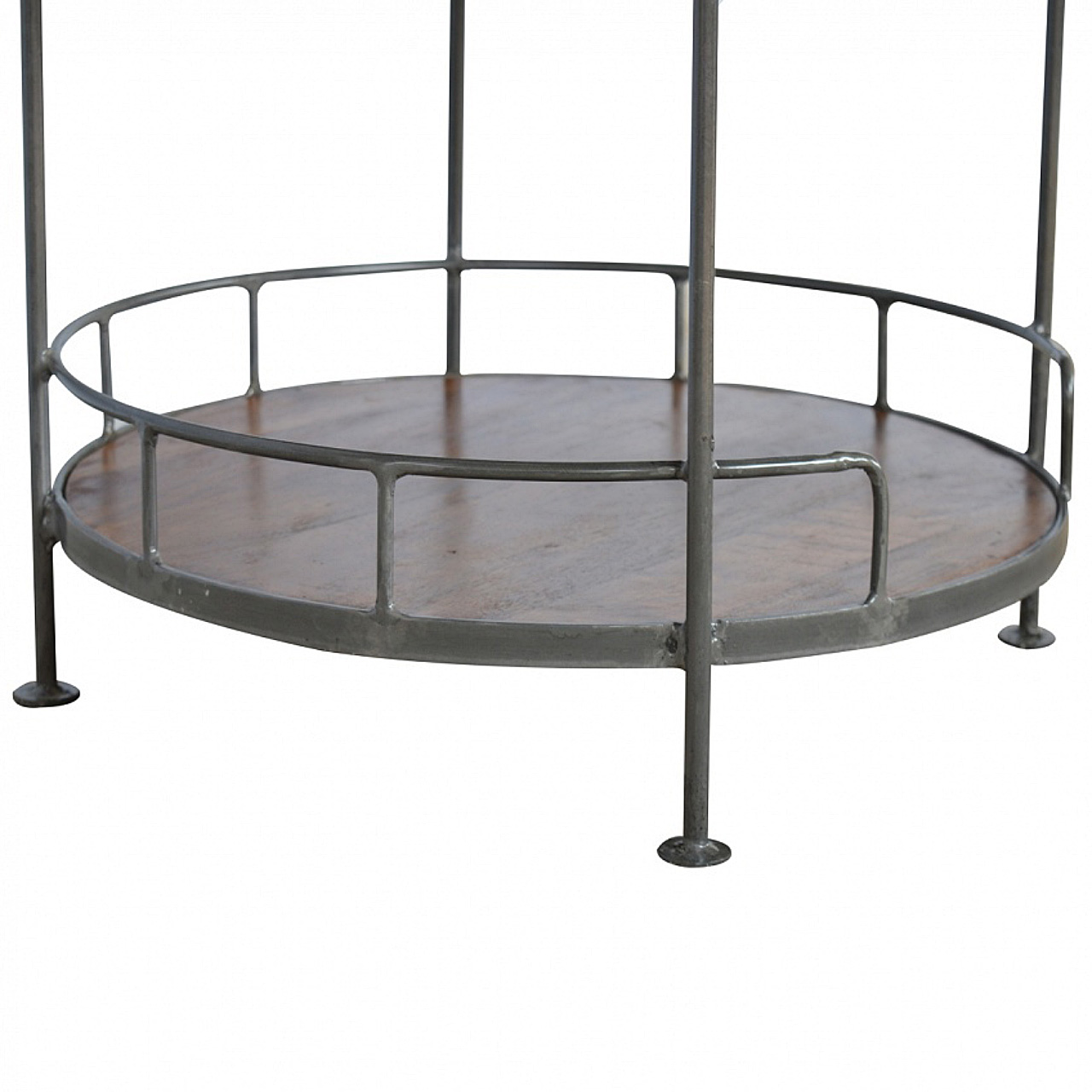 Industrial Round Butler Tray Table - Image 7