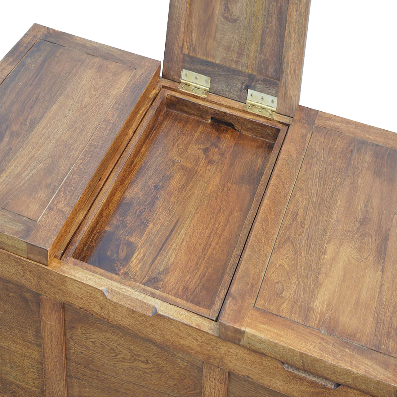 Solid Mango Wood Solid Wood Tucker Table - Image 3