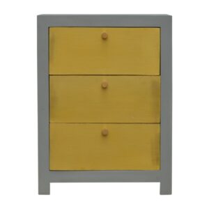 Gold x Cement Bedside