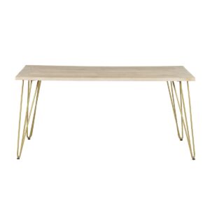 Light Gold Dining Table