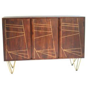 Dark Gold Large Sideboard