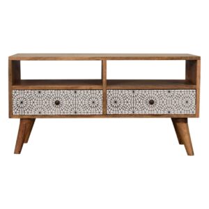 Solid Mango Wood Sendai Tv Unit