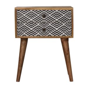 Solid Mango Wood Vector Bedside